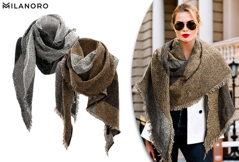 Wunderbar warmer Wickelschal