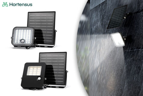 Solarbetriebene Wandleuchte