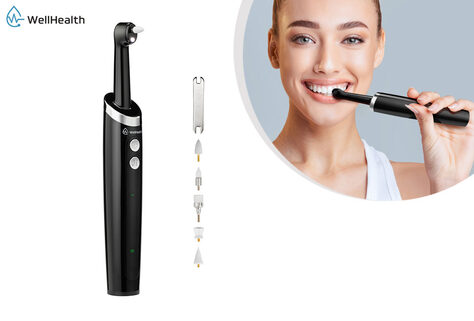 Wiederaufladbarer Zahnpolierer mit LED