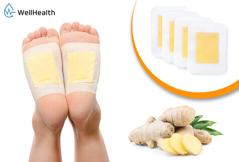 Set mit 10 Entgiftungsfu&szlig;pflastern