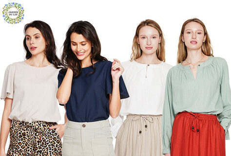 Oberteil oder Bluse aus Leinen