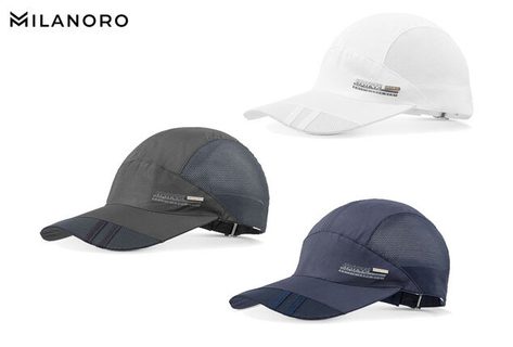 Sportliche, luftdurchl&auml;ssige Kappe