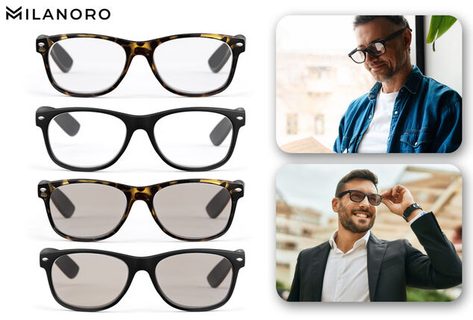 Lesebrille und Sonnenbrille in Einem