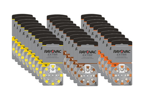 80 Batterien f&uuml;r H&ouml;rger&auml;te