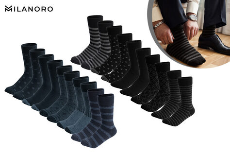 Set mit 10 bequemen Herrensocken