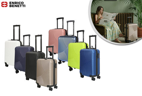 Handgep&auml;ckkoffer mit Rollen in 2 verschiedenen Gr&ouml;&szlig;en