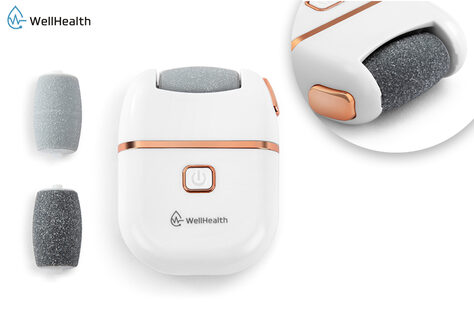 Elektrischer Hornhautentferner mit 2 Geschwindigkeiten