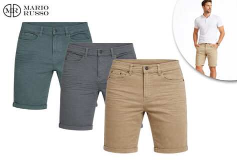 Bequeme Shorts f&uuml;r M&auml;nner mit leichtem Stretch