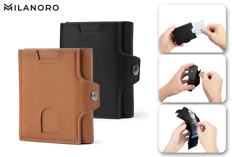 Elegantes Portemonnaie mit cleverem Aufbewahrungssystem