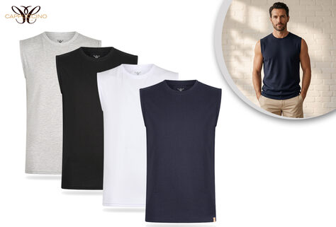 Duopack mit &auml;rmellosen T-Shirts