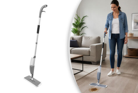 Multifunktionaler Mopp mit integrierter Spr&uuml;hfunktion