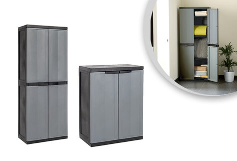 Stauschrank mit verstellbaren Einlegeb&ouml;den