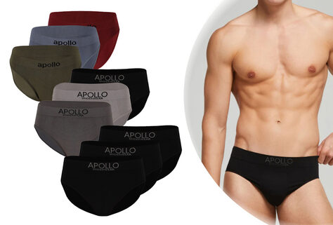 3er-Packung Herren-Slips ohne Naht