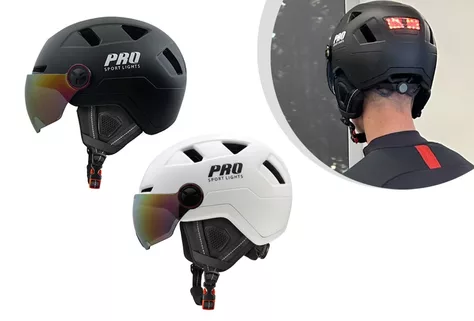 Fahrradhelm mit 2 Visieren f&uuml;r das E-Bike