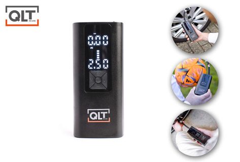2-in-1 kompakter Luftkompressor mit Powerbank