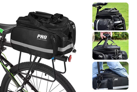 Ger&auml;umige Fahrradtasche f&uuml;r Gep&auml;cktr&auml;ger mit flexiblem Fassungsverm&ouml;gen