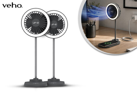 Set von 2 Schreibtischventilatoren