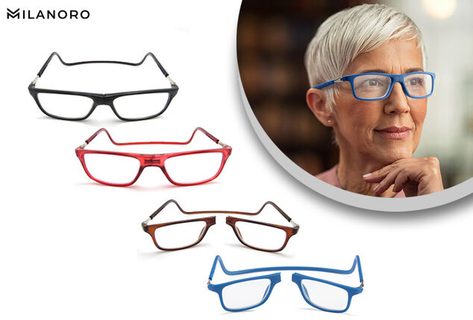 Lesebrille mit Magnetverschluss