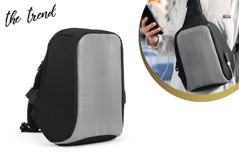 Anti-Diebstahl-Tasche mit praktischen Aufbewahrungsf&auml;chern