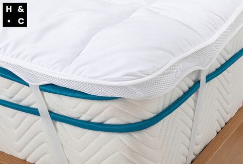 Komfortable Dual Layer Matratzenauflage