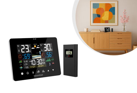 Digitale Wetterstation mit Wettervorhersage