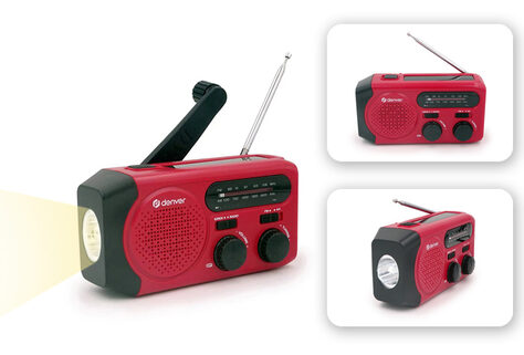 Notfallradio mit Licht und Ladeger&auml;t