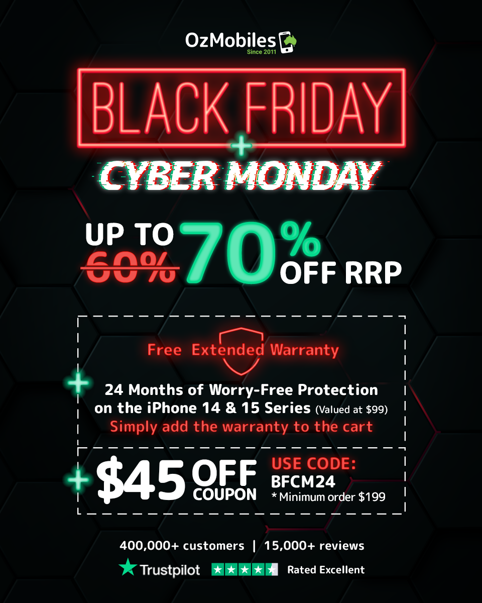 Black Friday + Cyber Monday Sale at OzMobiles