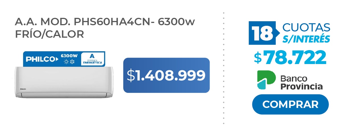 Aire Acondicionado PHS60HA4CN