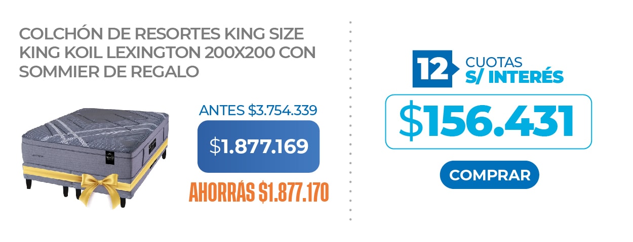 colchon King Size King Koil Lexington 200x200