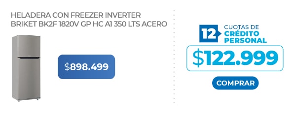 Heladera Briket Inverter BK2F1820V