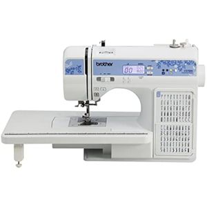 Brother CS7205 Máquina de coser computarizada con mesa ancha, 150 puntadas de costura integradas, 1