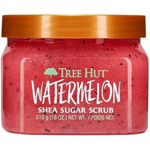 Tree Hut - Exfoliante de azúcar y karité, Watermelon (sandía), 18 onzas, exfoliante ultrahidratante