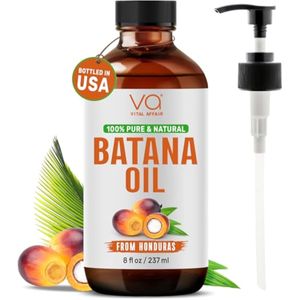 Aceite de batana para el crecimiento del cabello, aceite de batana 100% crudo de Honduras, botella