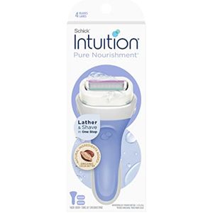 Maquinilla de afeitar Schick Intuition Sensitive Care para mujer con 2 repuestos de hoja de afeitar
