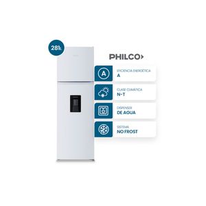 Heladera con Freezer No Frost Philco PHNT267BD2 281L Blanco