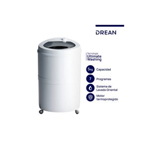 Lavarropas Semiautomático Drean 5 Kg LRDR57SBO Blanco