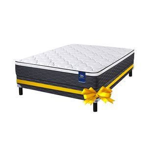 Colchón de resortes Serta Monett Pocket de 2 plazas 140x190 cm con SOMMIER DE REGALO
