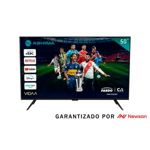 Smart TV 50” UHD 4K Ashima AS50US22