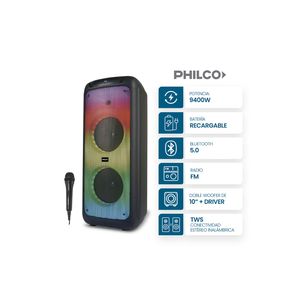 Parlante Torre Portátil Philco TPL5500 9500W