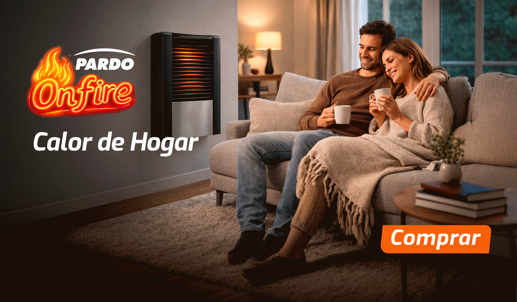 Pardo Onfire Calor de Hogar Hasta 12 cuotas sin interés con tarjetas de crédito Comprar