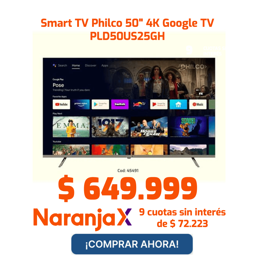 Smart TV 55” UHD 4K Oled LG OLED55C3PSA LG OLED evo Últimas unidades 15x $193.334 cuotas sin interés ¡COMPRAR AHORA! Hasta 20 cuotas sin interés con BNA Hasta 14 cuotas sin interés con Naranja X Hasta 12 cuotas sin interés con VISA Mastercard