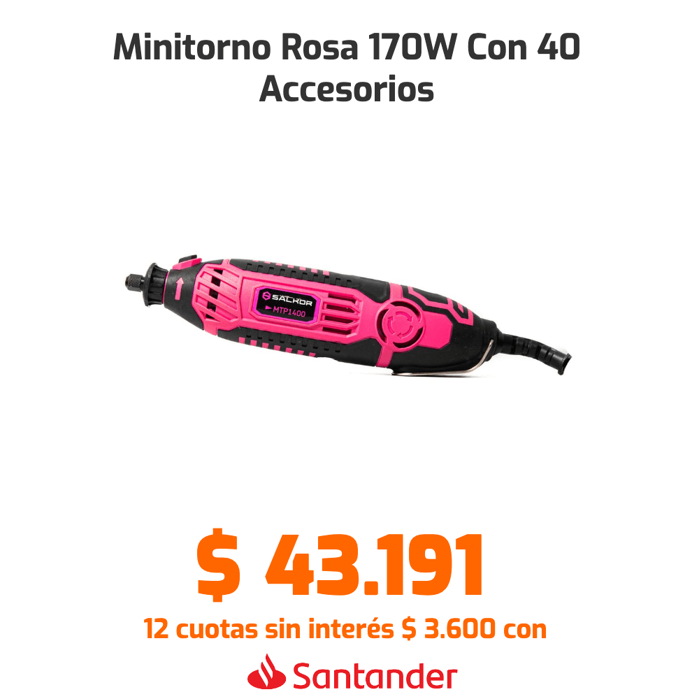 Taladro Percutor 13Mm 900W 2800RPM $59.999 12 cuotas sin interés $5.000 con Santander