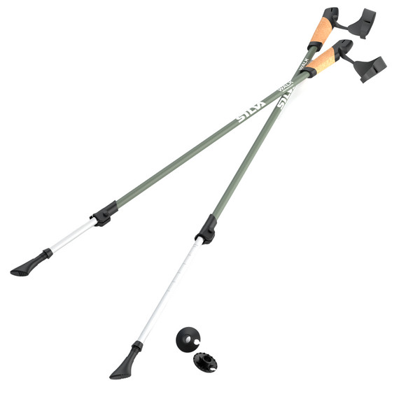 WALKING POLES ALUMINIUM CORK