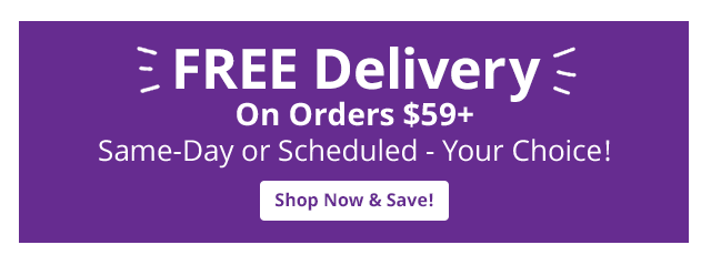 Free Delivery On Orders $59+