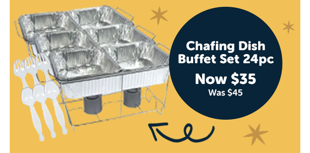 Chafing Dish Buffet Set 24pc