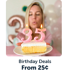 Birthday Deals From 25 Cents