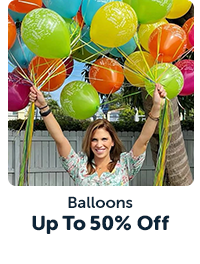 Up to 50% on Balloons