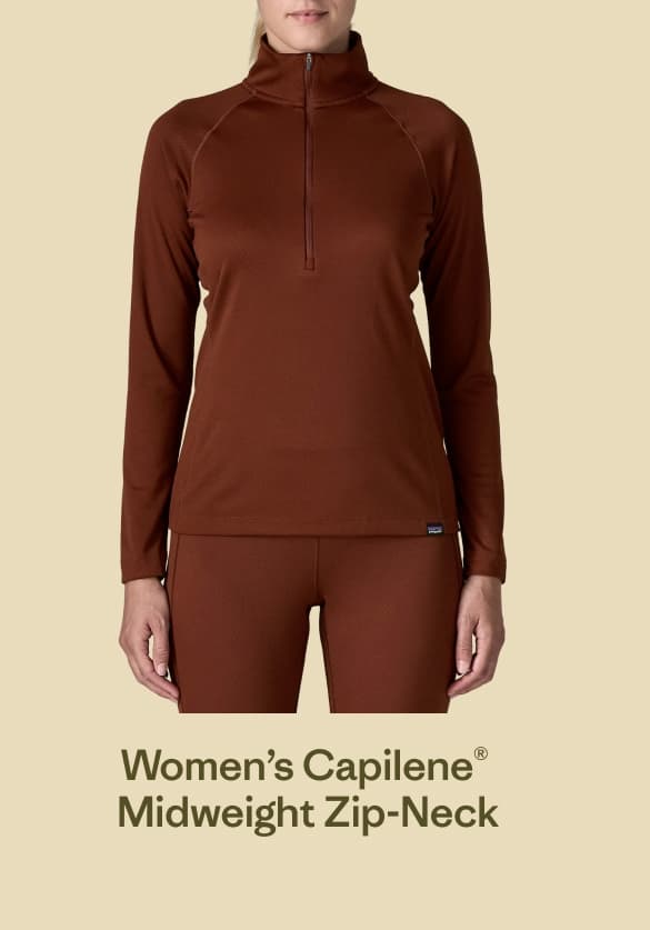 Women’s Capilene Midweight Zip-Neck
