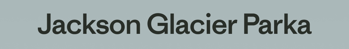 Jackson Glacier Parka