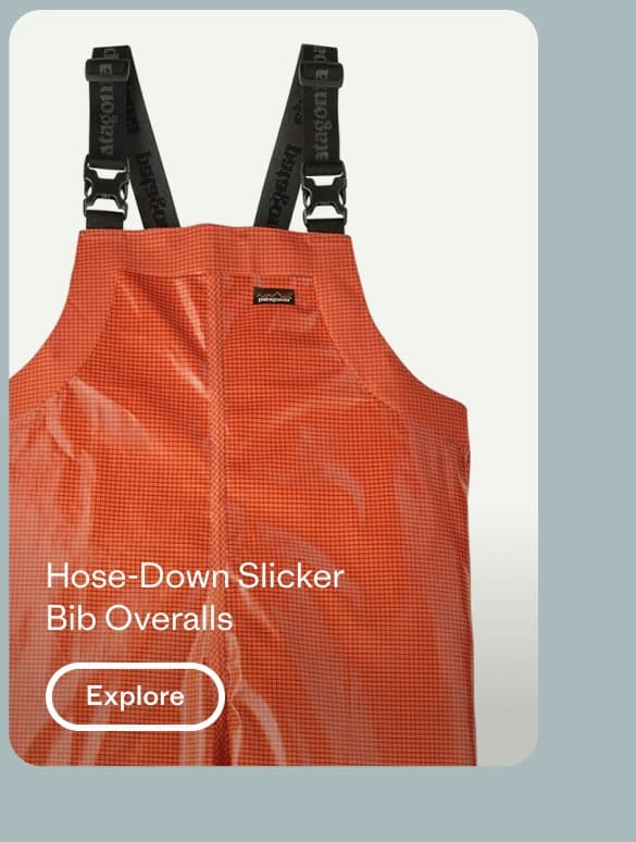 Hose-Down Slicker Bib Overalls